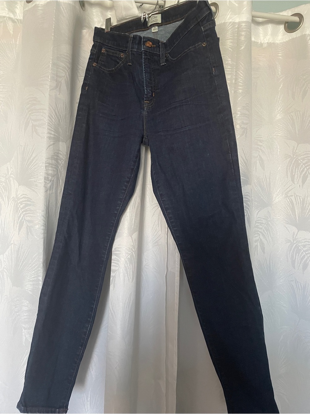 J crew High-Rise tooth pick Dark Blue Women's Jeans